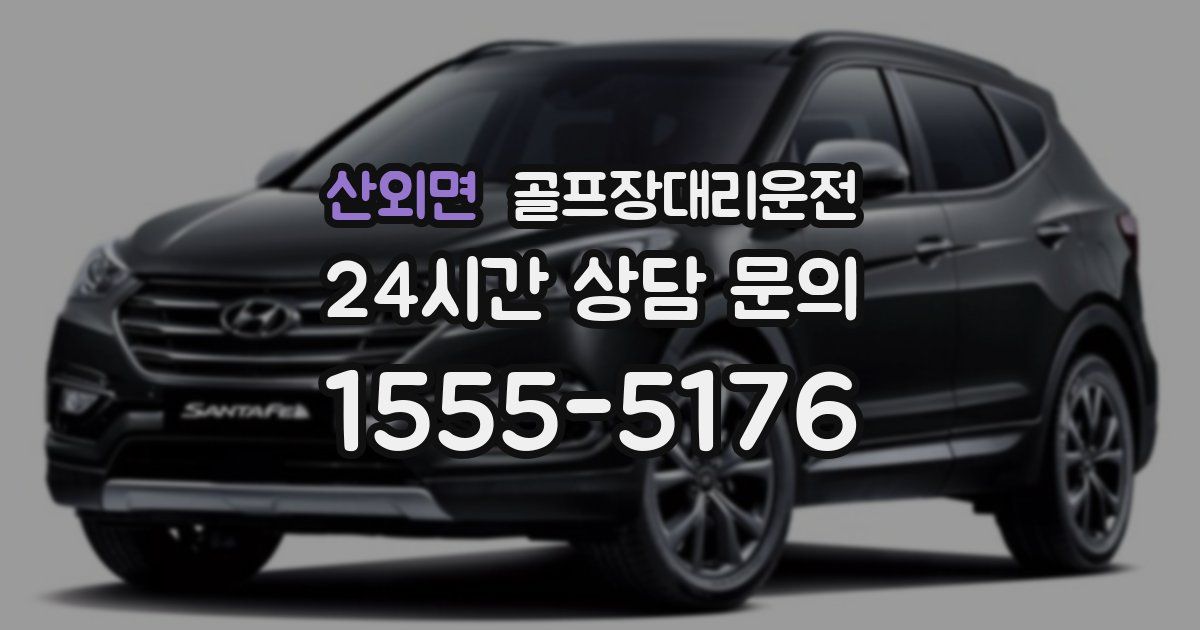 골프장대리운전 서비스