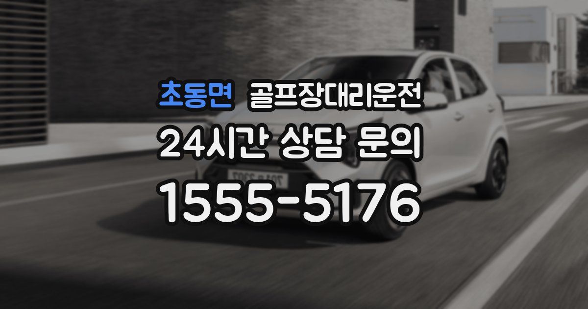 골프장대리운전 서비스