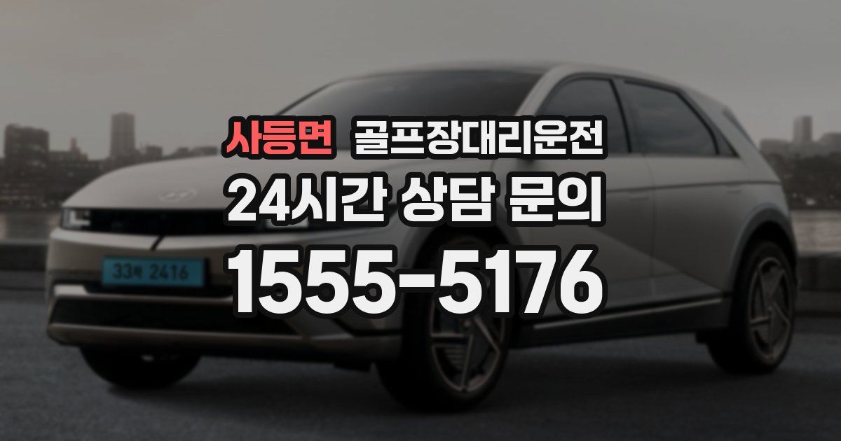 골프장대리운전 서비스