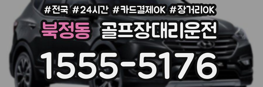 북정동 골프장대리운전