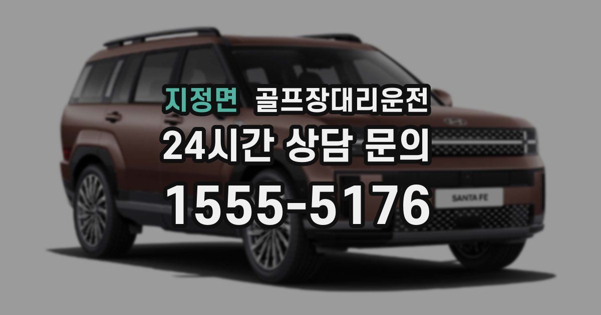 골프장대리운전 서비스