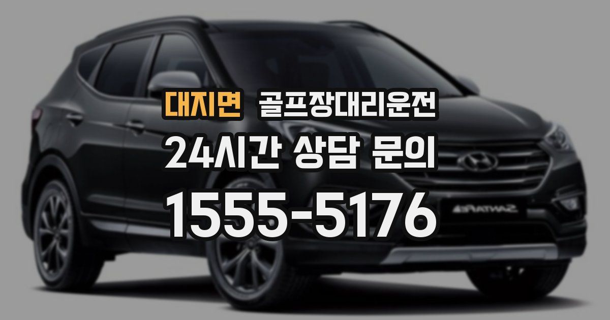 골프장대리운전 서비스