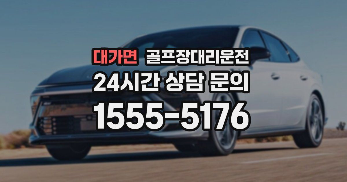 골프장대리운전 서비스