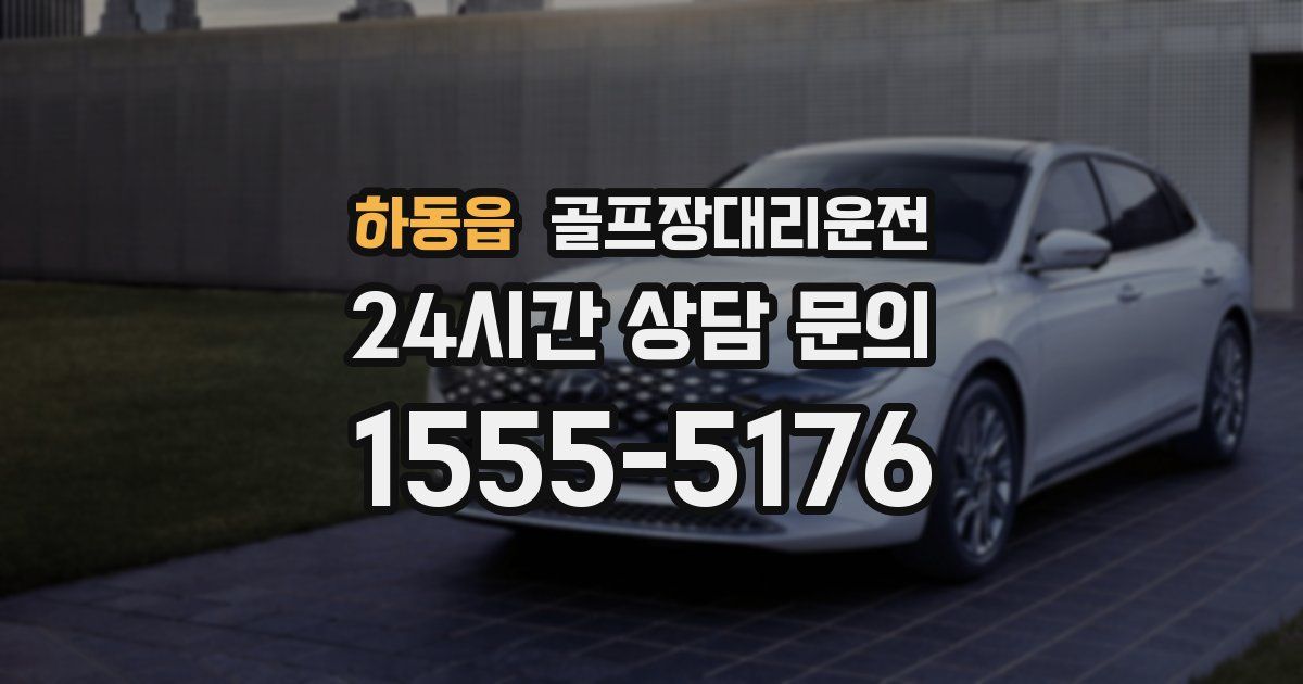 골프장대리운전 서비스