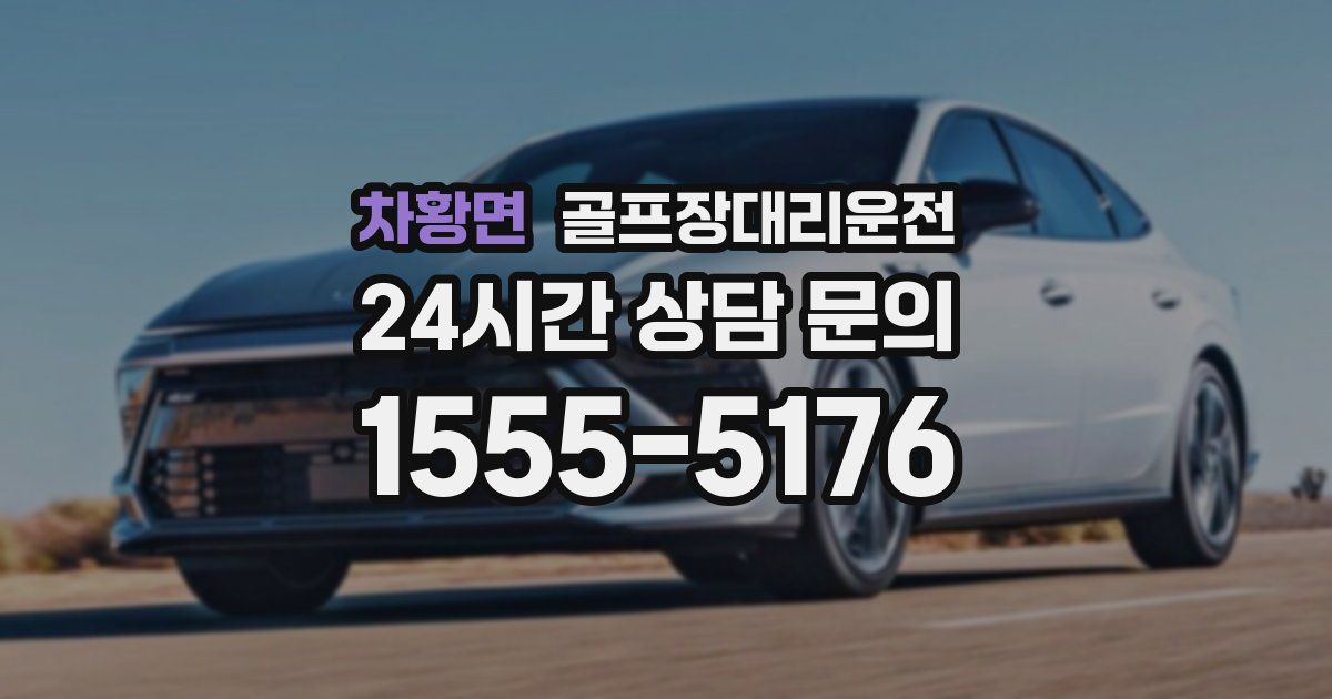 골프장대리운전 서비스