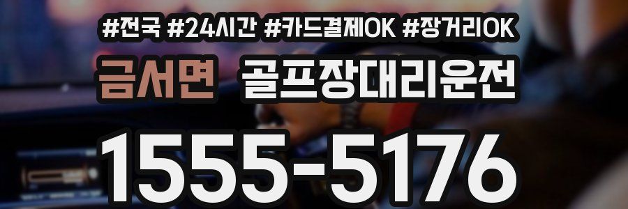 금서면 골프장대리운전