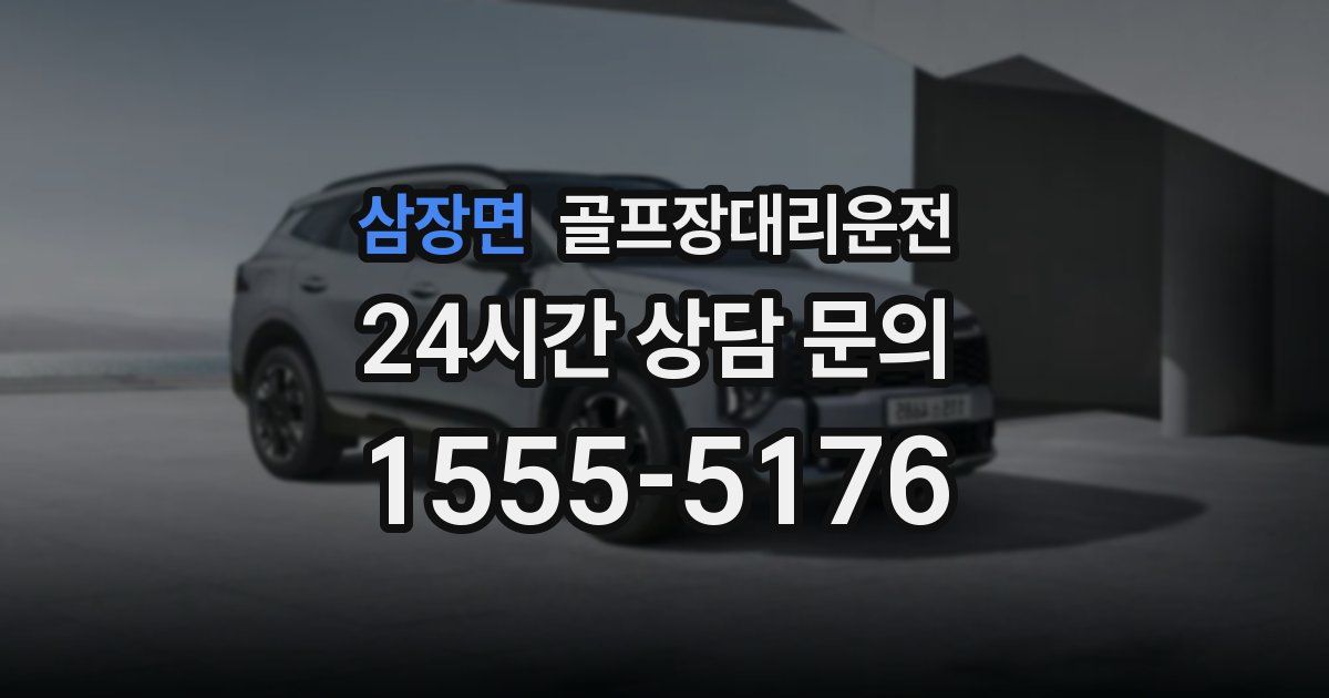 골프장대리운전 서비스