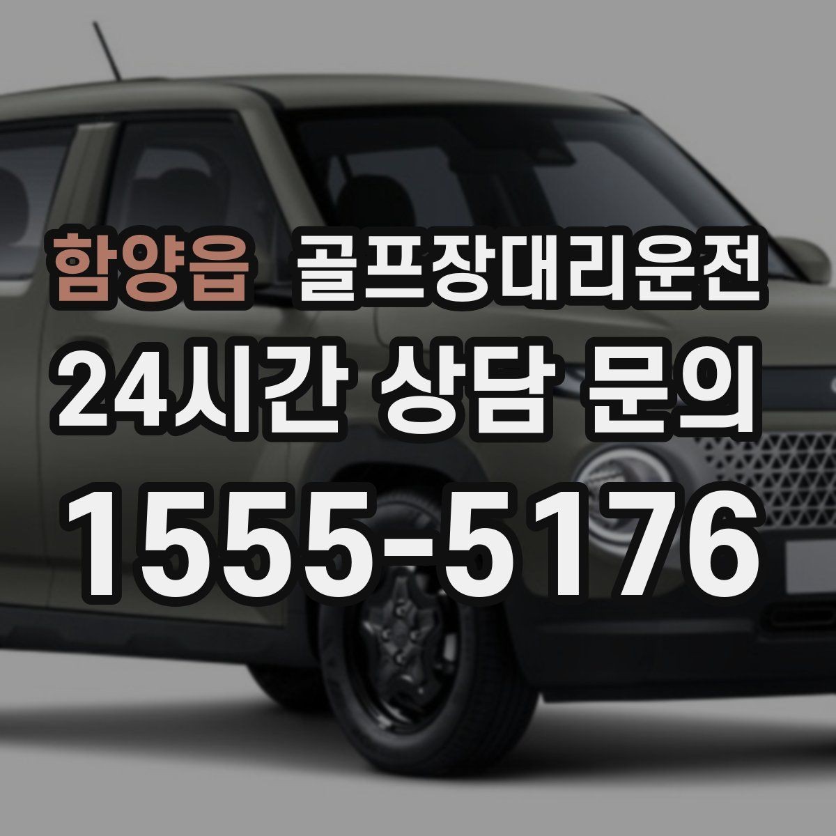함양읍 골프장대리운전 드라이빙 레인지부터 본 코스까지 한 줄로