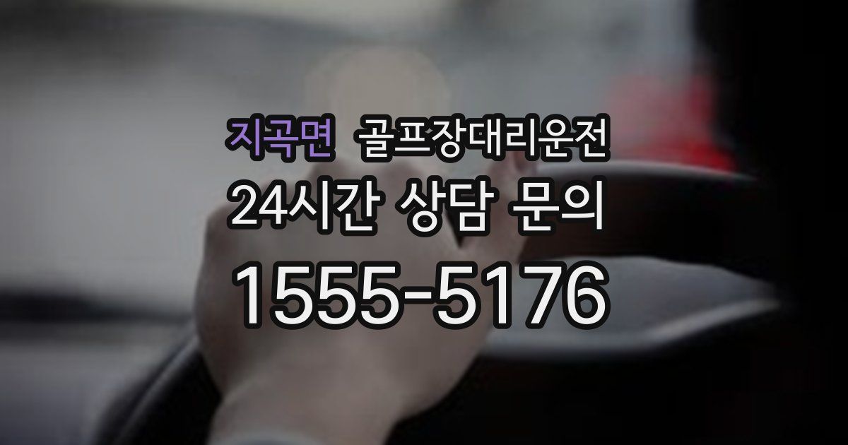 골프장대리운전 서비스