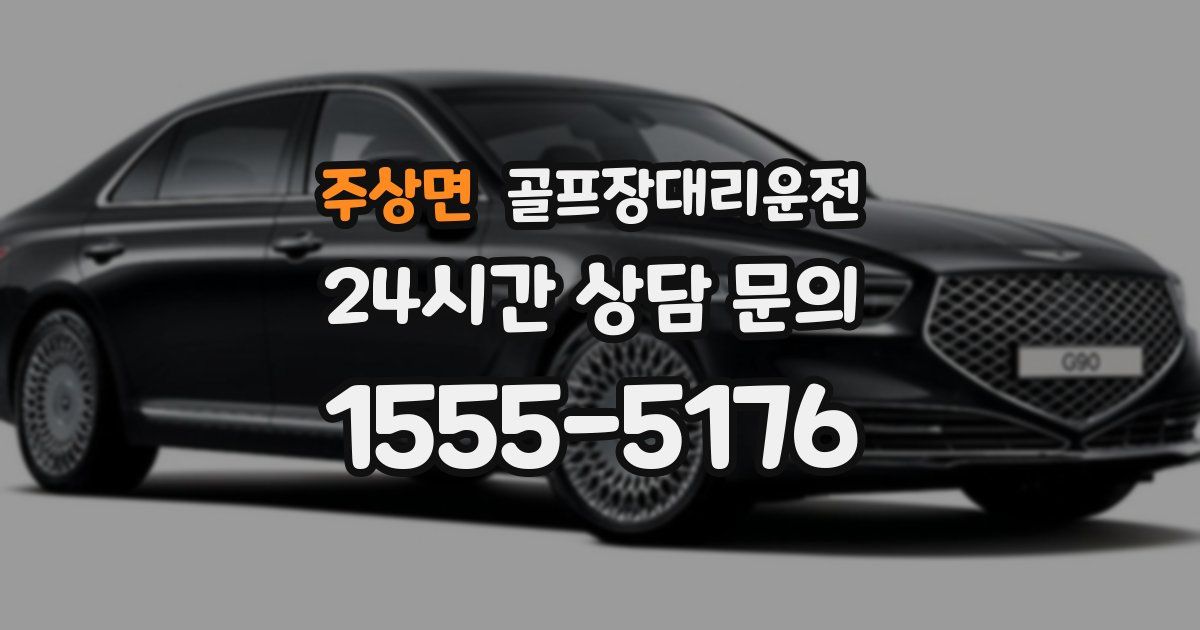 골프장대리운전 서비스