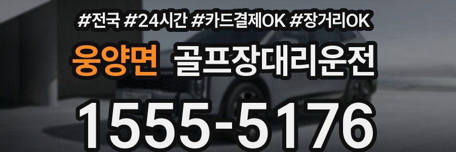 웅양면 골프장대리운전