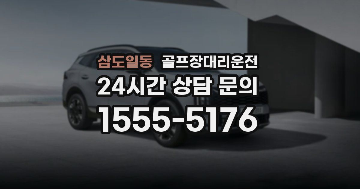 골프장대리운전 서비스