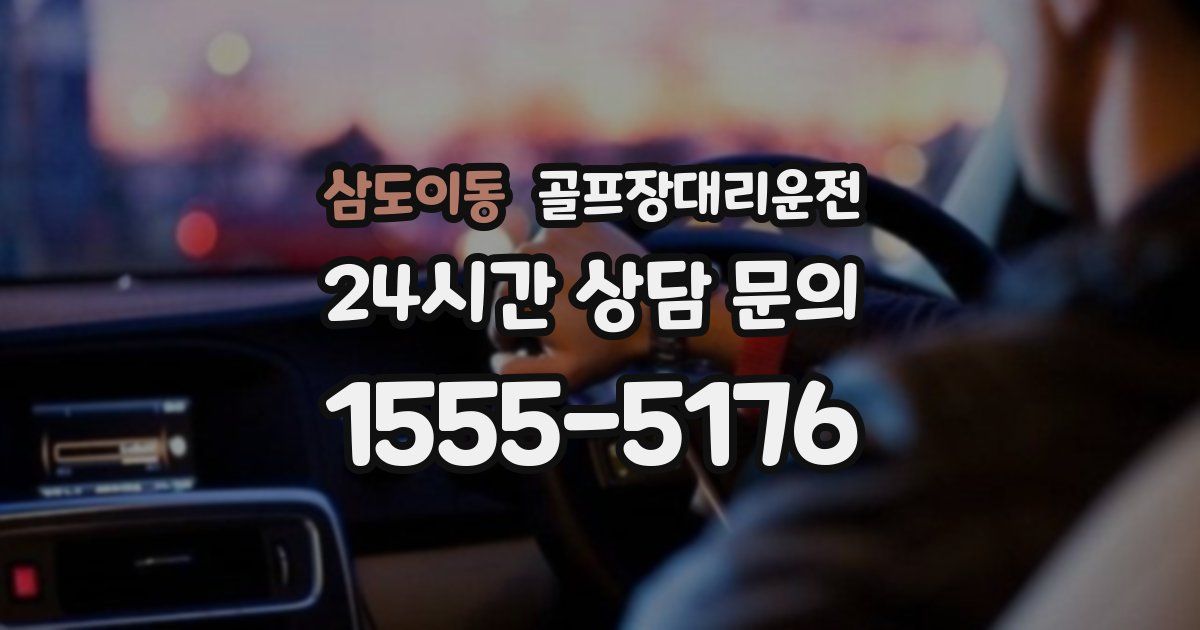 골프장대리운전 서비스