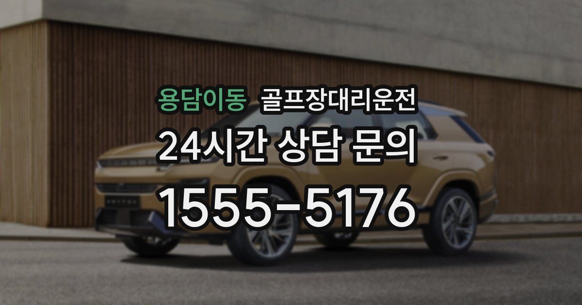 골프장대리운전 서비스