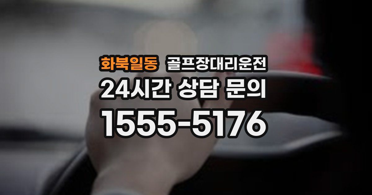 골프장대리운전 서비스