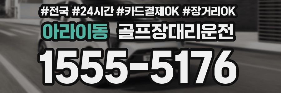 아라이동 골프장대리운전