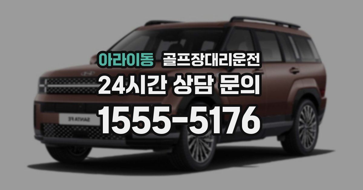 골프장대리운전 서비스