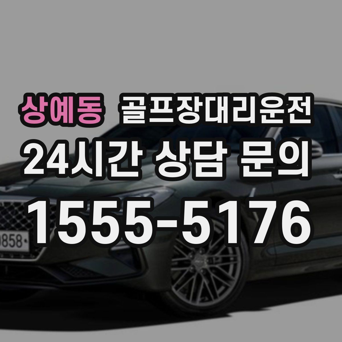 상예동 골프장대리운전 코스 간 거리 차이가 커도 시간은 지켜진다