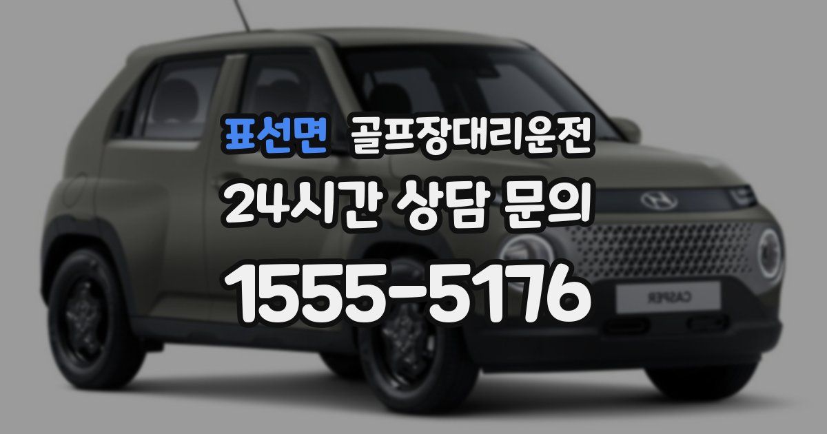 골프장대리운전 서비스