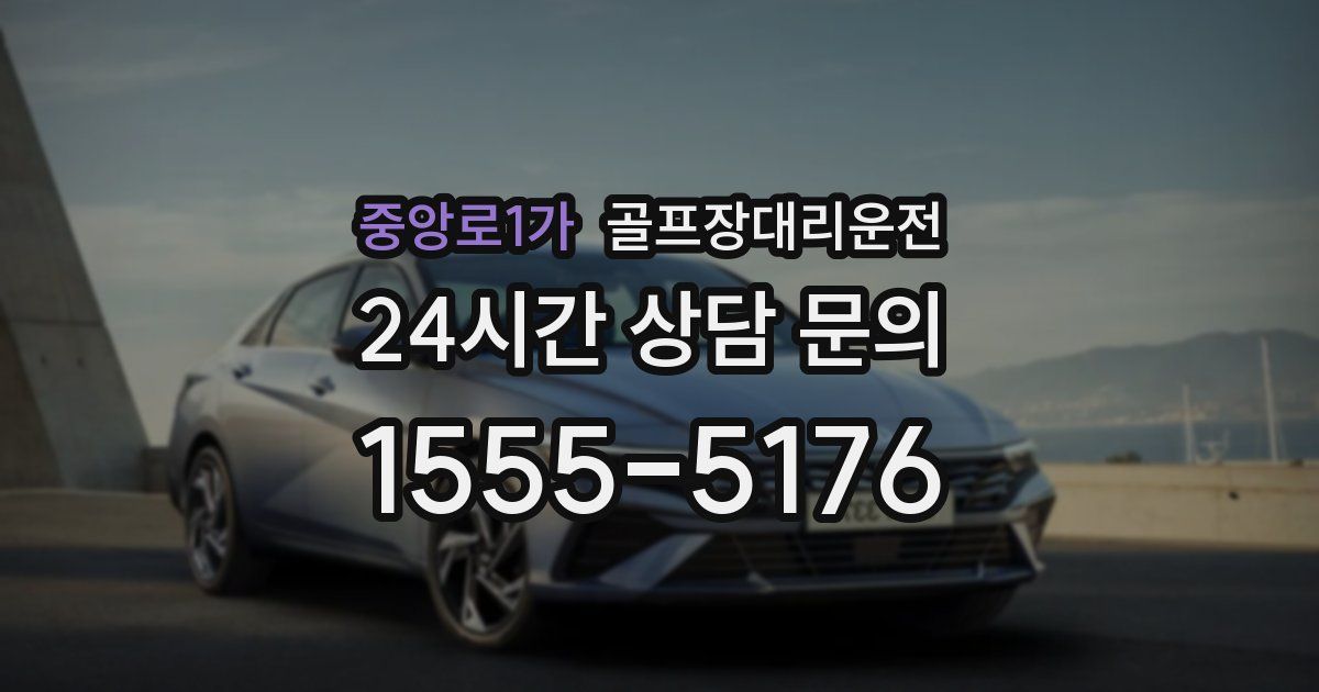 골프장대리운전 서비스