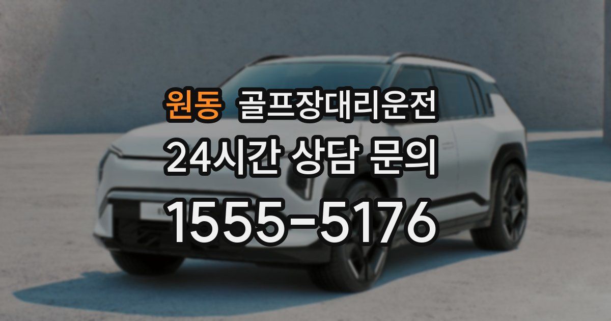 골프장대리운전 서비스