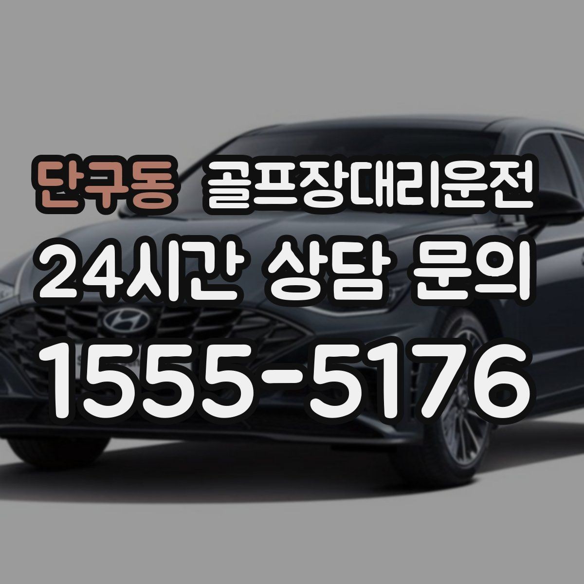 단구동 골프장대리운전 드라이빙 레인지부터 본 코스까지 한 줄로