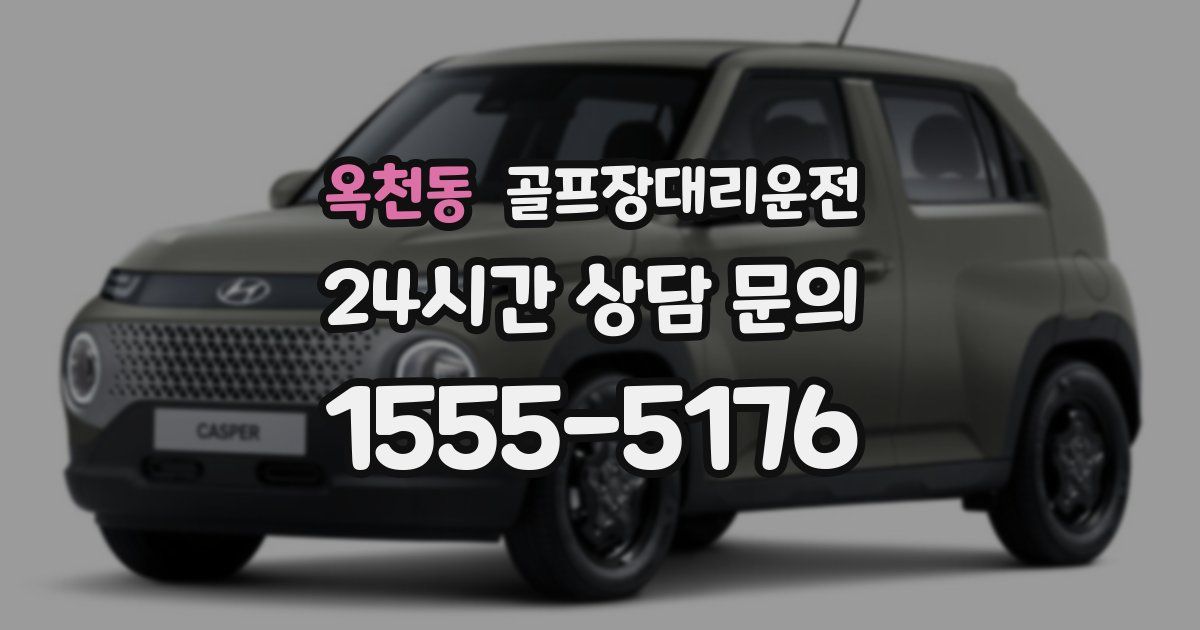 골프장대리운전 서비스