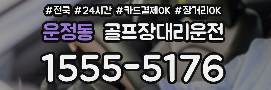 운정동 골프장대리운전