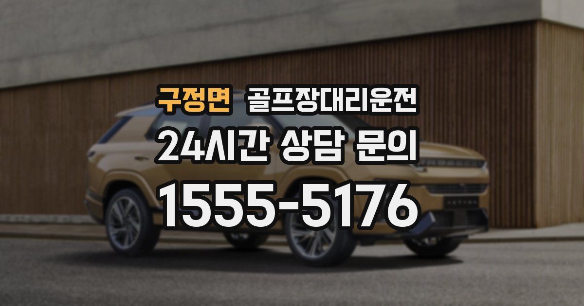 골프장대리운전 서비스