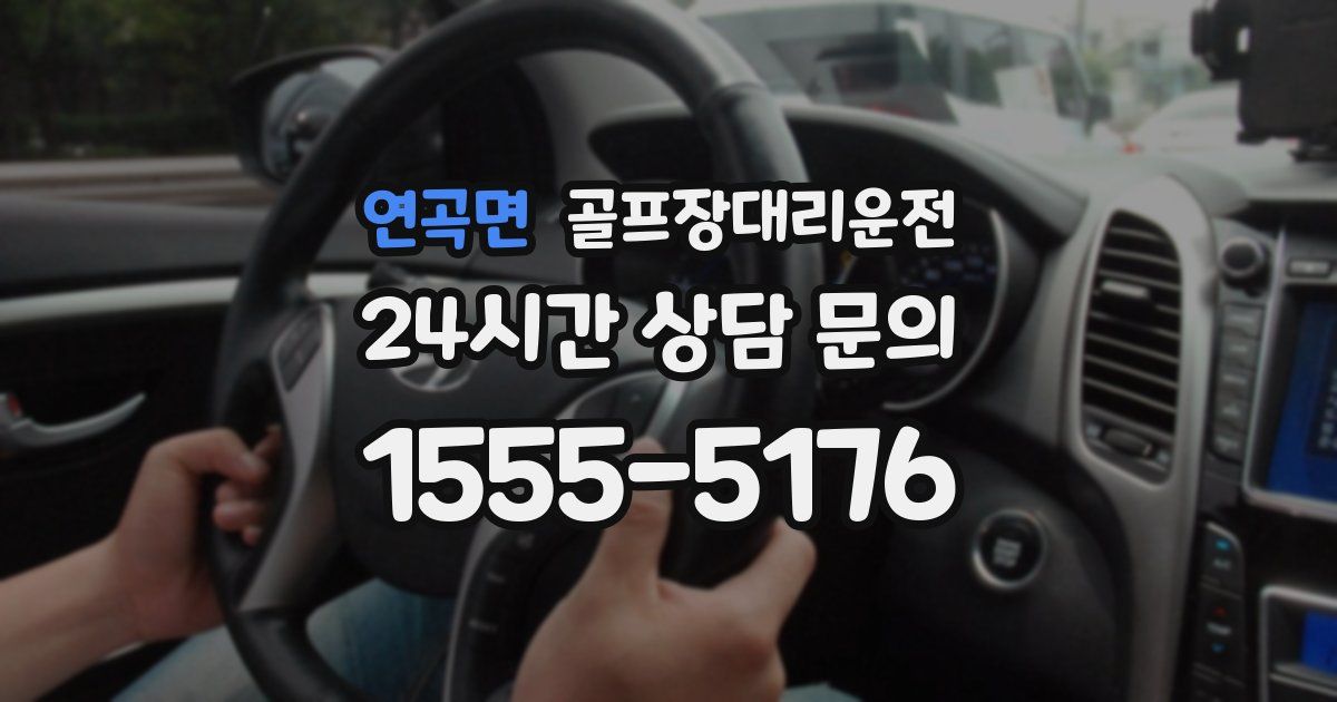 골프장대리운전 서비스