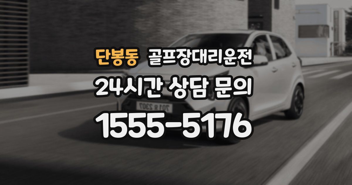 골프장대리운전 서비스