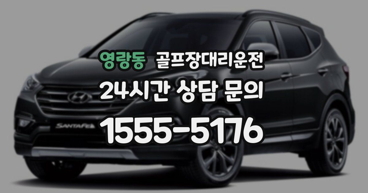 골프장대리운전 서비스