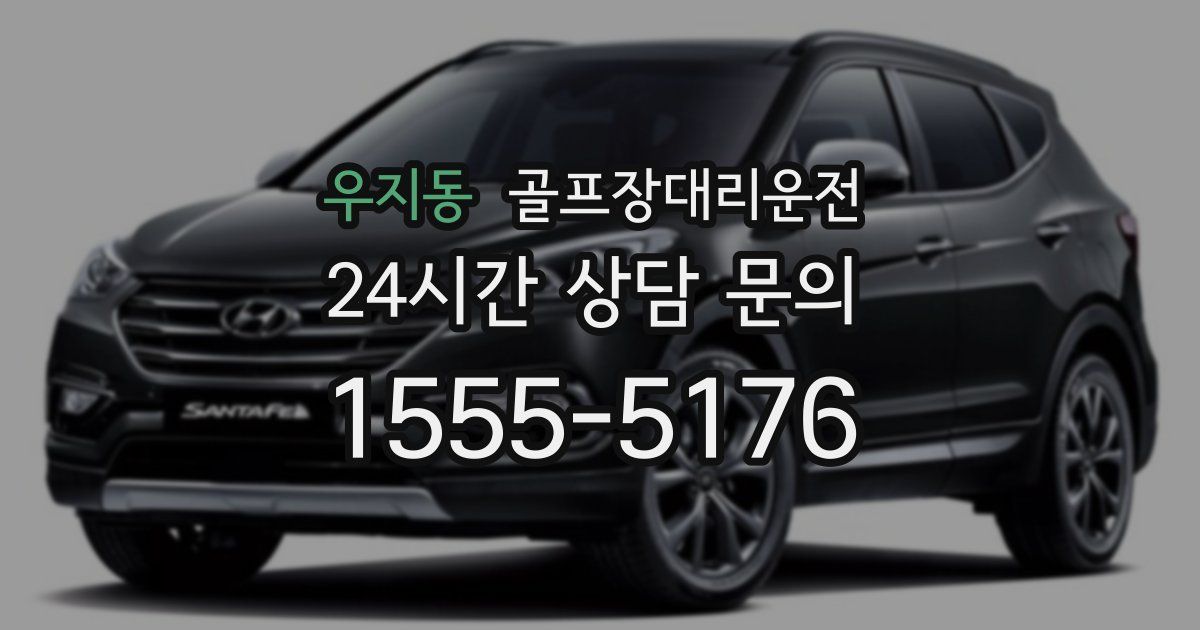 골프장대리운전 서비스