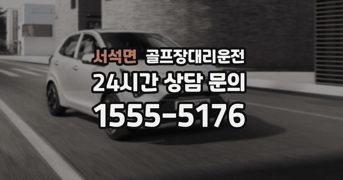 골프장대리운전 서비스