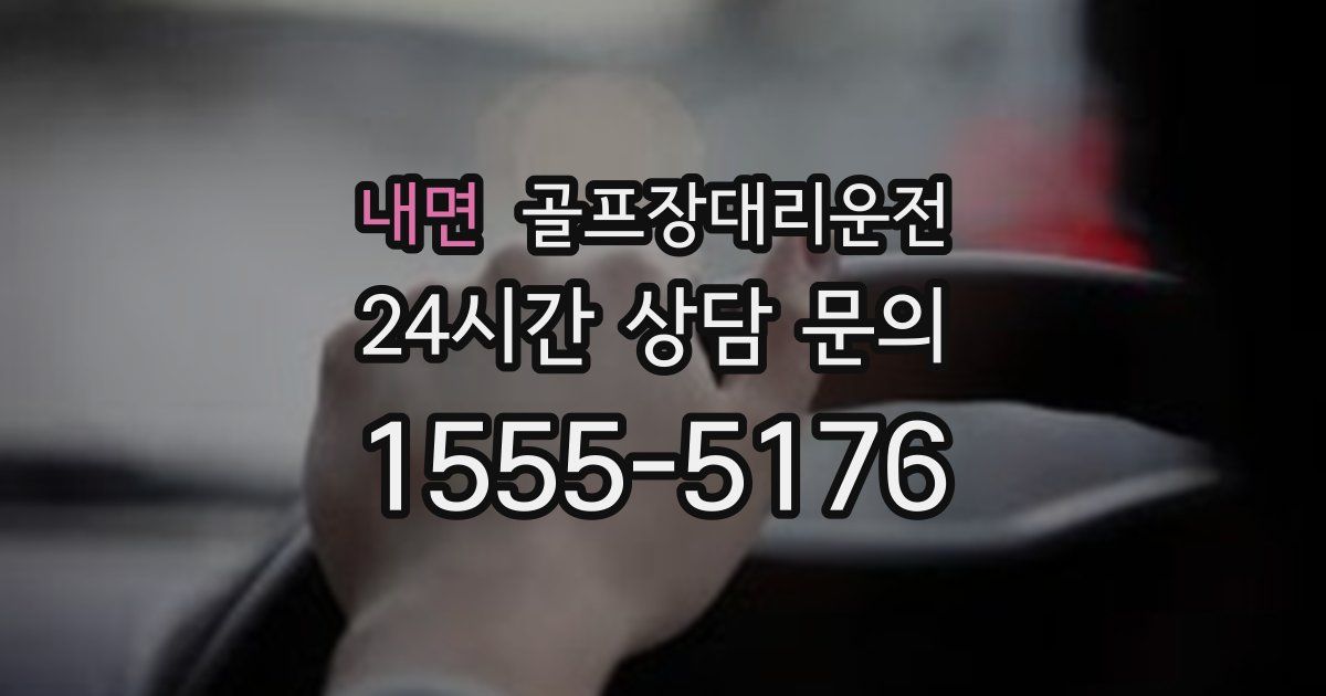 골프장대리운전 서비스