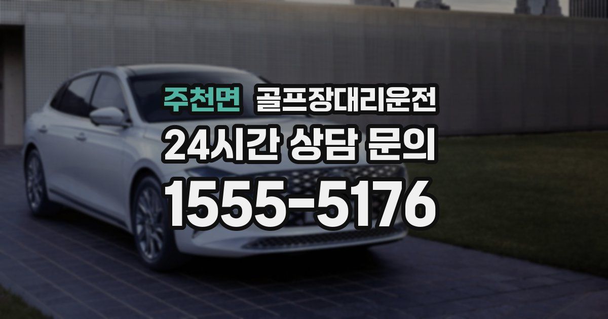 골프장대리운전 서비스