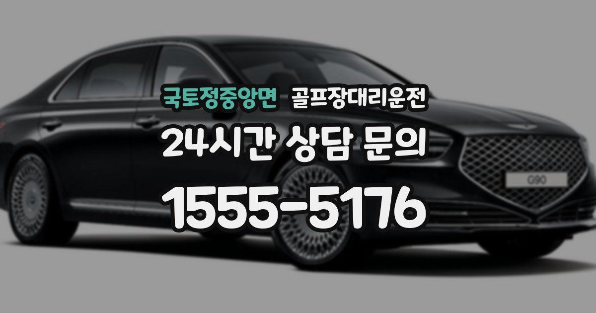 골프장대리운전 서비스