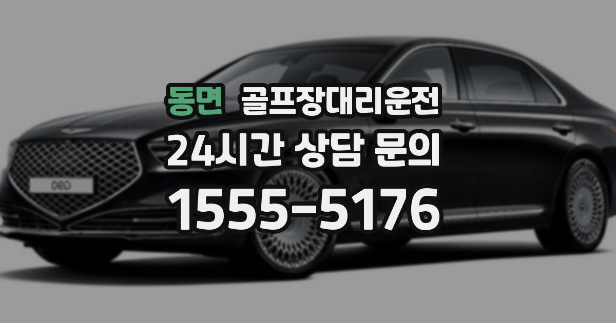 골프장대리운전 서비스