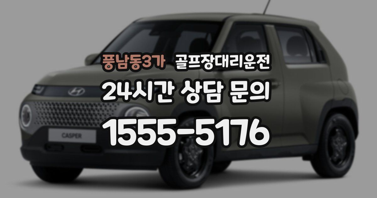 골프장대리운전 서비스