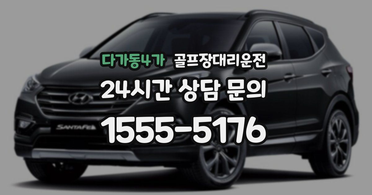골프장대리운전 서비스