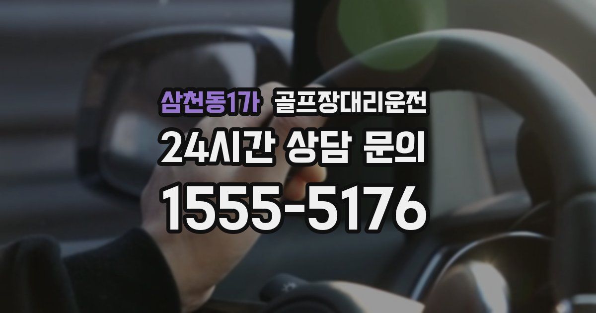 골프장대리운전 서비스