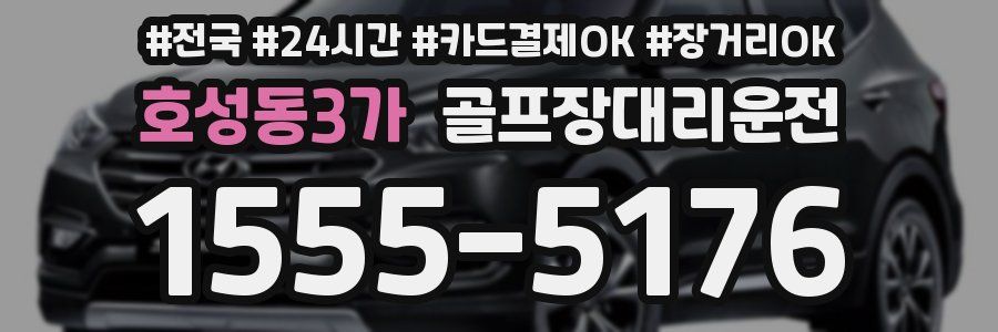 호성동3가 골프장대리운전