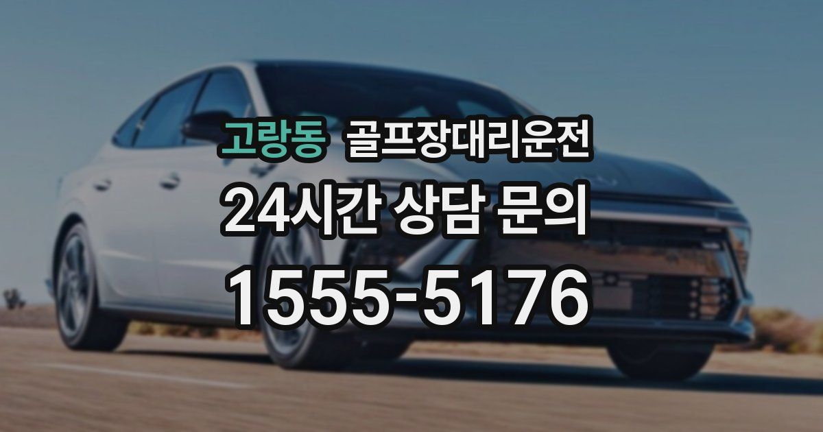 골프장대리운전 서비스