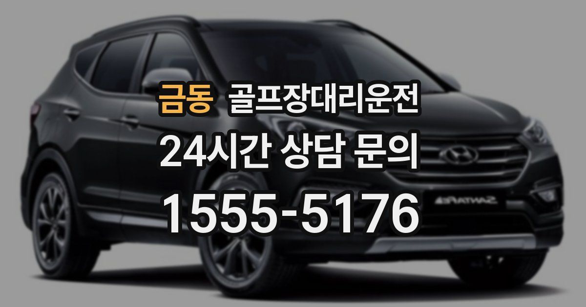 골프장대리운전 서비스