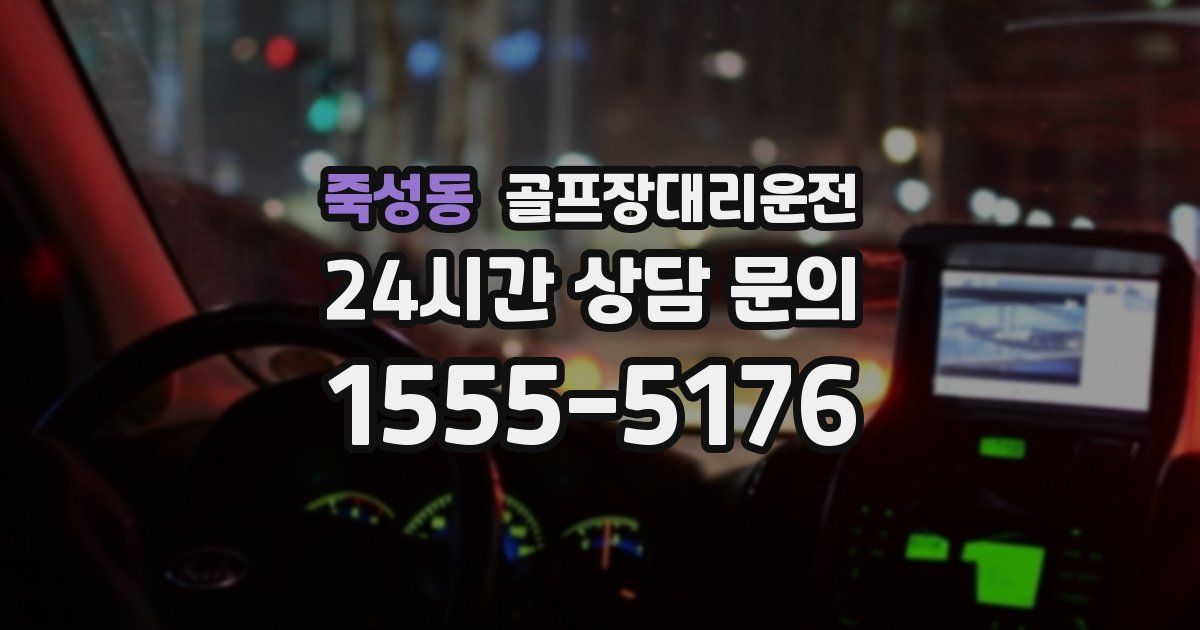 골프장대리운전 서비스