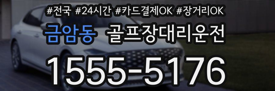 금암동 골프장대리운전