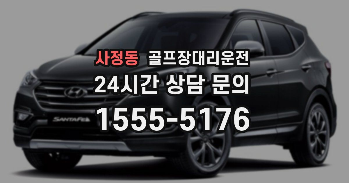 골프장대리운전 서비스