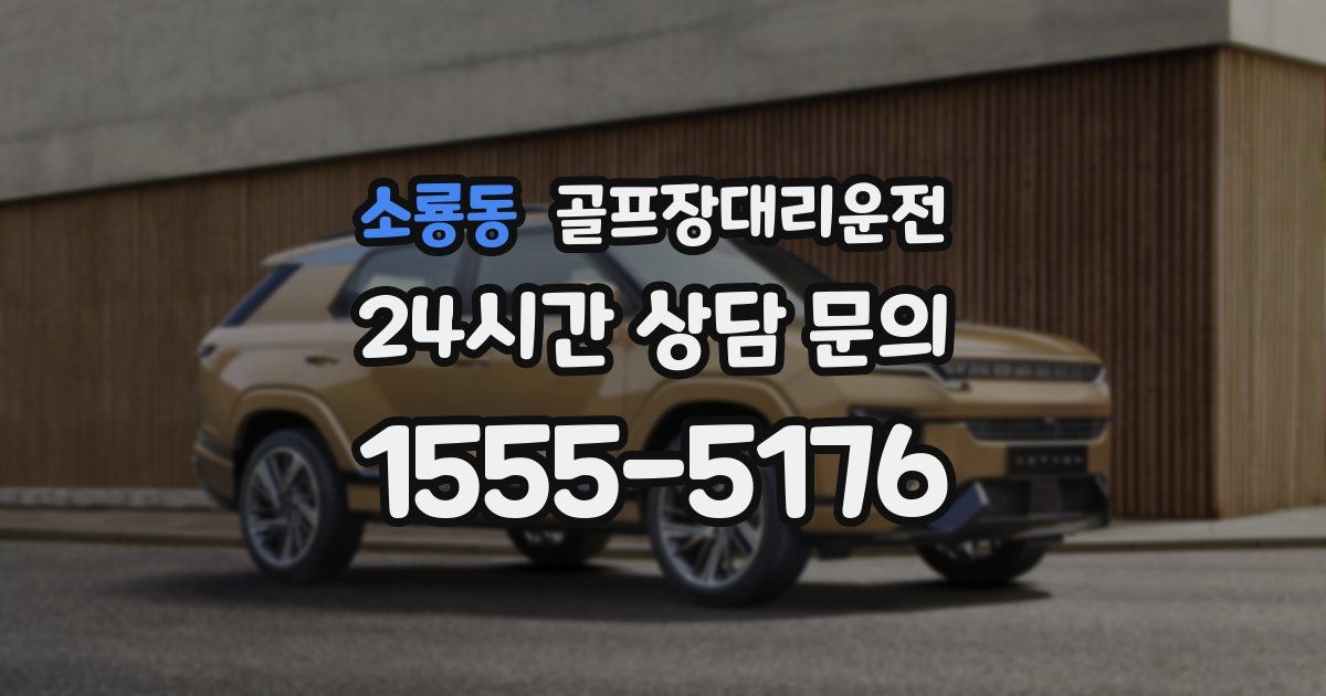 골프장대리운전 서비스