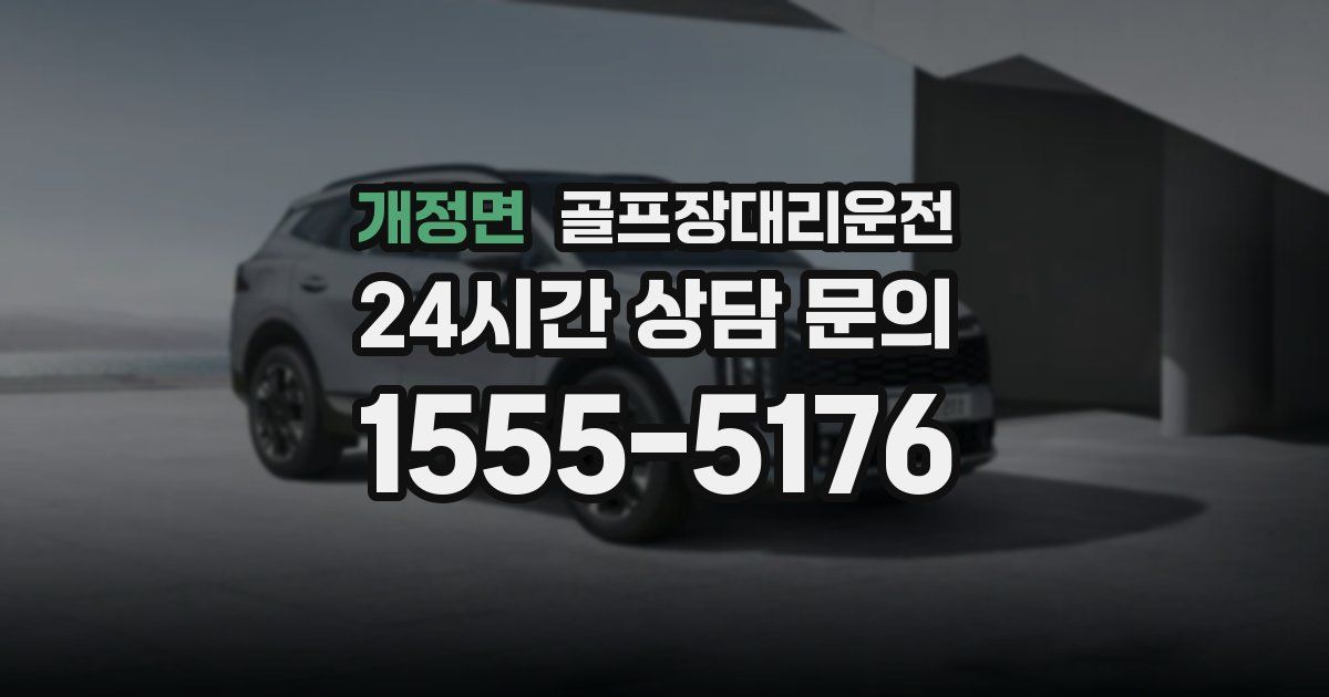 골프장대리운전 서비스