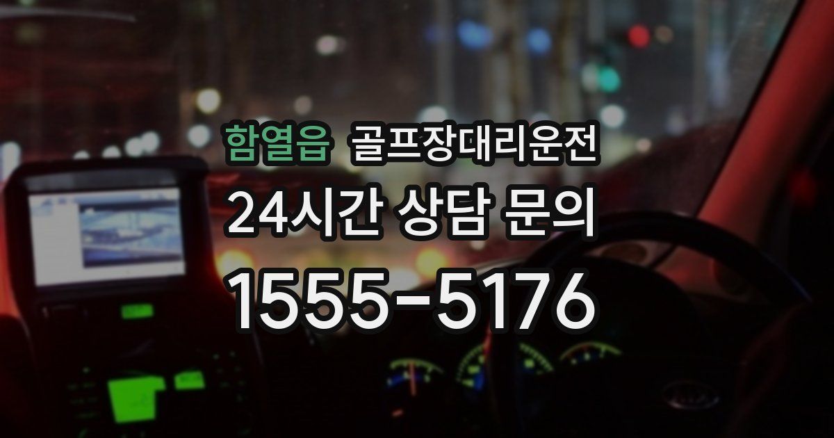 골프장대리운전 서비스